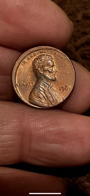 1981 Off Center Penny - Image 1 of 2