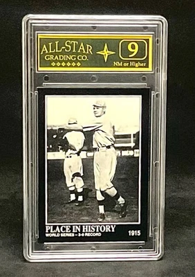 1992 Megacards Babe Ruth Collection #63 Baseball Card(Graded ASG 9) - Image 1 of 2