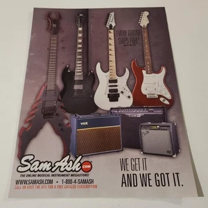 Sam Ash Guitar Ad - Picture 1 of 1