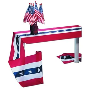 Bunting Red White And Blue With Stars 17" 60 Yrds Annin Flagmakers, 4th Of July - Picture 1 of 4