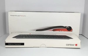 Contour Design RollerMouse Wired Ergonomic Mouse RM-RED W/ Balance Keyboard - Afbeelding 1 van 20