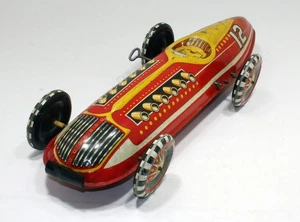 1938 Marx 16" Super Streamline Racer Wind Up Car (works) missing driver figure - Picture 1 of 5