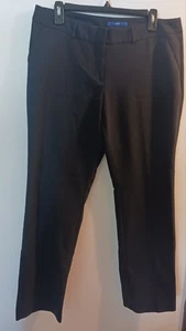 Apt. 9 Torie Curvy Anzughose gerades Bein schwarz Größe 12 Baumwollmischung (V) - Bild 1 von 9