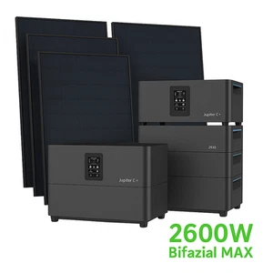 2000W Bifazial Balkonkraftwerk mit Speicher, Marstek Jupiter C plus mit 5.12kWh - Bild 1 von 13