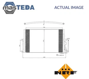 35342 A/C AIR CON CONDENSER NRF NEW OE REPLACEMENT - Picture 1 of 5