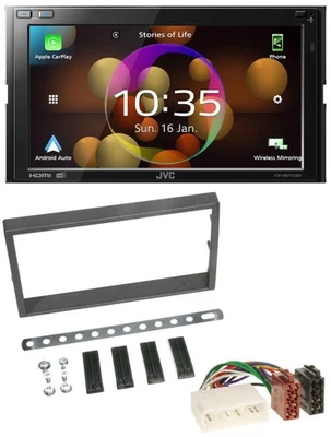 JVC DAB MP3 2DIN Bluetooth USB Autoradio für SSangYong Kyron ab 2005 - Bild 1 von 4