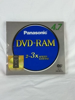 Panasonic DVD-RAM 4.7GB 2–3x Speed LM-HB47LU 2-Pack Factory Sealed Media - Image 1 of 2