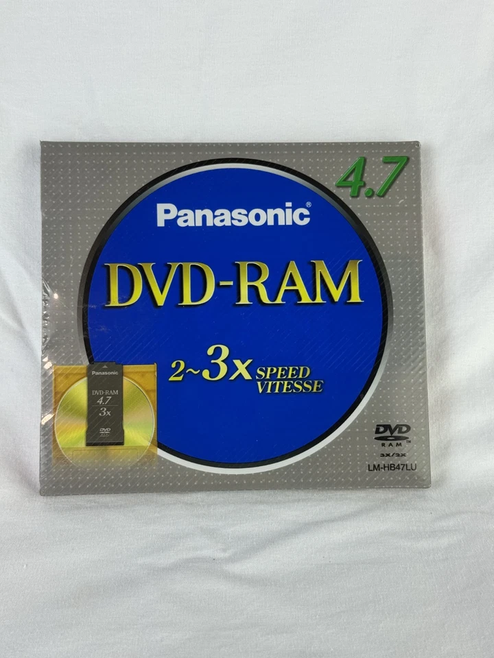 Panasonic DVD-RAM 4.7GB 2–3x Speed LM-HB47LU Rewritable Disc Factory Sealed - Image 1 of 2
