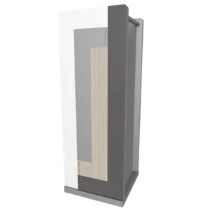 Stripes portaombrelli moderno da ingresso geometrico color rovere breeze - Foto 1 di 1