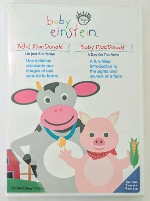 Baby Einstein: Baby MacDonald DVD (1997) - Region 1 - FR/EN/ES - VG+ (Tested) - Image 1 of 4