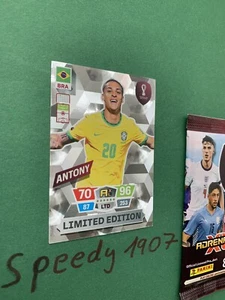 Panini Fifa World Cup Qatar 2022 Limited Edition Antony Brazil 22 Not Road - Bild 1 von 1