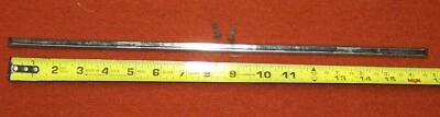 Fiat 124 2000 Spider Chrome Door Panel Trim W/Clips 17" 5886455 Some Scratching - Image 1 of 2