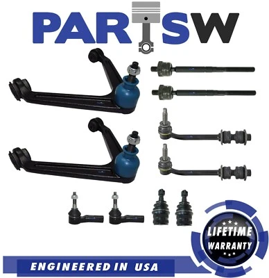 Kit para Dodge Durango 5-Lug 10 piezas brazos de control superiores delanteros completos y suspensión Foto 1 de 3