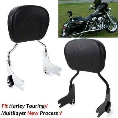 Passenger Backrest Sissy Bar For Harley 97-08 Road Street Glide Ultra Classic FL - Image 1 of 4