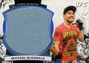 2012 Topps UFC Bloodlines Jumbo Fight Mat Relics #JFMRMM Michael McDonald /88