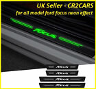 For FORD FOCUS neon  Logo AntiScratch Door Sill Protector ?Protection CR241
