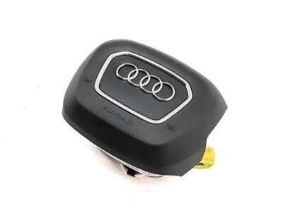 2017-2019 AUDI Q7 (4M) FRONT LEFT DRIVER STEERING WHEEL AIRBAG AIR BAG (Black) Foto 1 de 4