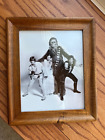 Star Wars Han Leah Luke Chewbacca Photo Picture  8”x10” Oak Framed Art Decor HTF