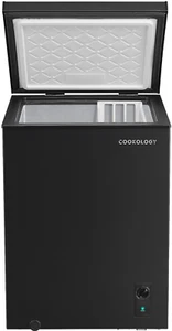 Cookology 142L Chest Freezer & Chiller Suitable for Garages - Black CCFZ142BK - Picture 1 of 3