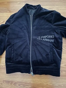 Emporio Armani Men's Dark Navy Blue reversible Jacket, size - Picture 1 of 5