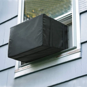 Window Air Conditioner Cover Outdoor, outside Window AC Unit Cover Black Dust-P - Bild 1 von 12