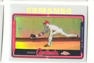 2005 Topps Chrome REFRACTOR Jim Edmonds VERY TOUGH other singles available