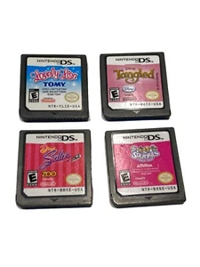 Nintendo DS  Video Game Lot Squinkies Tangled Lovely Lisa Dream Salon Girls - Picture 1 of 5