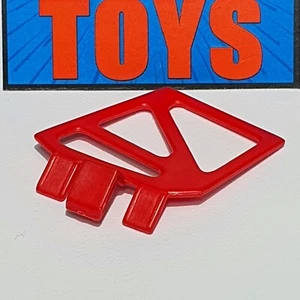 Vtg GI Joe Dreadnok Cycle RIGHT GUNNER SHIELD original 1987 vehicle red part tri - Picture 1 of 7
