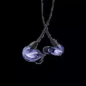 Shure SE215 Single Driver In-Ear Monitors, Special Edition Purple - Picture 1 of 3