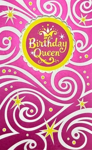 Sparkly Shiny Bright Glittery BIRTHDAY Card FOR QUEEN by American Greetings +✉ - Picture 1 of 5