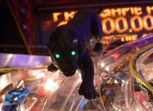 CIRCUS VOLTAIRE Pinball Active Green Eye Black Panther SIMBA Mod Cirqus  - Picture 1 of 4