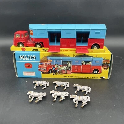 Vintage Corgi Major 1130 CHIPPERFIELDS CIRCO CAVALO TRANSPORTADOR - Caixa Original - Imagem 1 de 4