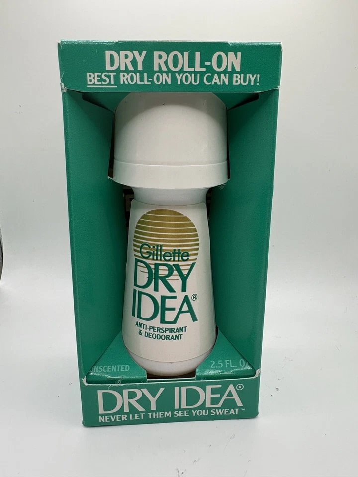 Desodorante antitranspirante Dry Idea Roll-On 1988 de colección nuevo en caja sin perfume Foto 1 de 4