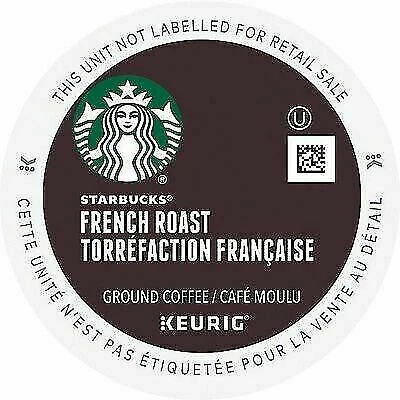 Starbucks 011067985CT French Roast Dark Coffee - 24 Pieces