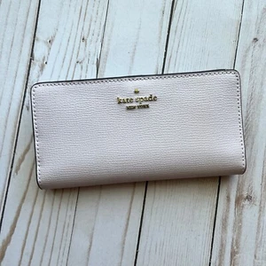 Cartera KATE SPADE Darcy Grande Delgada Doble Plegable Lila Luz de Luna WLR00545 - NUEVA SIN ETIQUETAS - Imagen 1 de 4