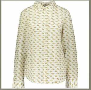 United Colors of Benetton Womens Blouse Shirt Pattern Lightweight Size 12 BNWT - Picture 1 of 2