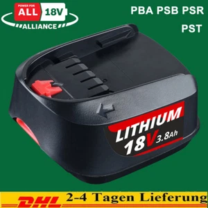Für Bosch 18V PSB 18 LI,PST 18 LI,PSR 18 LI,PST 18 Li,1600A005B0 PBA 3.8Ah Akku - Bild 1 von 13