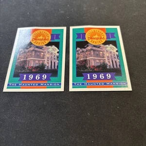 Disneyland 40 Anni Collezione Serie Card 1969 La Dimora Infestata 2 OGNUNO - Foto 1 di 4