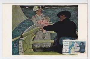 TurtlesTradingPost- Mary Cassatt #1322- 1966 FDC Maximum Card - Picture 1 of 2