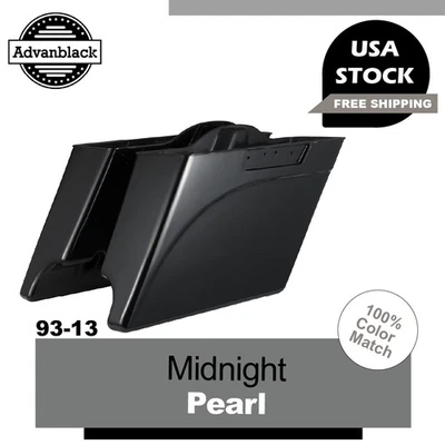 Parte inferior de alforja estirada Midnight Pearl para Harley Street Road Glide 1993-2013 Foto 1 de 4