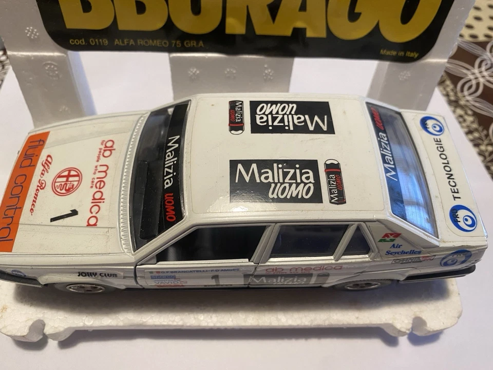 Alfa 75 Malizia Burago 1/24 Bburago - Immagine 1 di 4