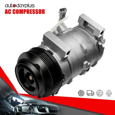 Compresor de aire acondicionado para Chevrolet Express Silverado GMC Sierra 1500 2500 Foto 1 de 4