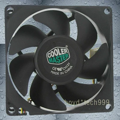 Cooling Fan COOLER MASTER FA08025M12LPA 80mm 80x80x25mm 0.45A 8025 4pin DC12V - Image 1 of 2