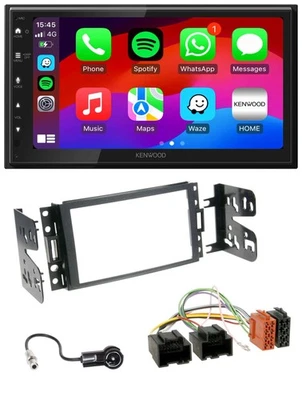 Kenwood MP3 USB DAB 2DIN Bluetooth Autoradio für Chevrolet Corvette Uplander 05- - Bild 1 von 4