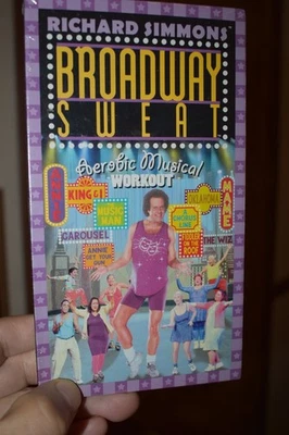 Richard Simmons Broadway Sweat Aerobic Musical Workout (VHS, 2000) Brand new - Image 1 of 3