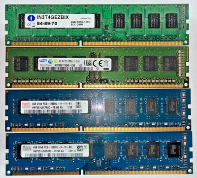 Mixed BRAND & SPEED 4GB DDR3 PC3 Desktop RAM Memory (OFFERS WELCOME) - Image 1 of 4