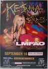 KESHA / LMFAO "GET $LEAZY TOUR" 2011 SAN DIEGO CONCERT TOUR POSTER KE$HA Dance