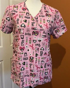SB ROSA EXFOLIANTE PARA EL CÁNCER CONCIENCIA AMOR ESPERANZA SANAR CUIDADO ELÁSTICO EN LA ESPALDA TALLA TALLA TALLA TALLA S - Imagen 1 de 8