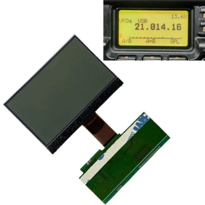 Peça de reposição de display LCD 'Zebra Stripes' problema para YAESU FT-897 pés-897D - Imagem 1 de 4