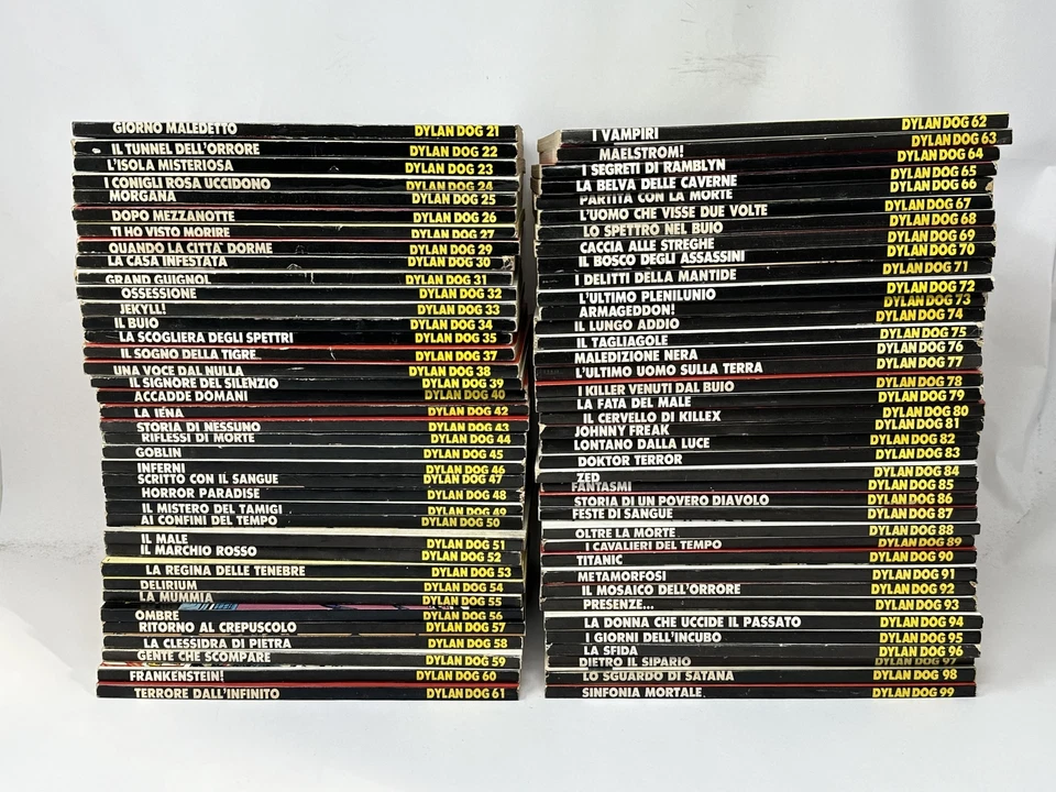 Dylan Dog Originale ed. Bonelli da 21 a 99 a scelta Mancolista Foto 1 de 1